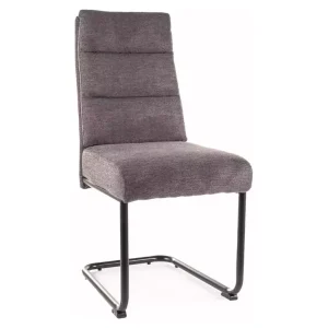 Krzesło tapicerowane BERRY BREGO ciemnoszare 868440