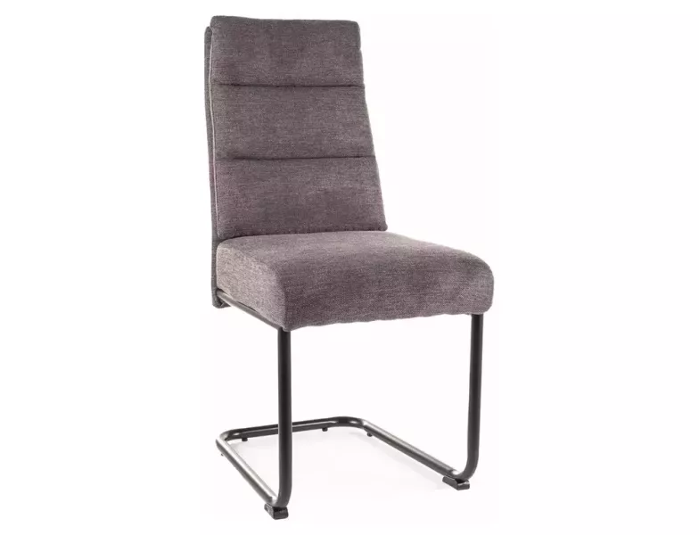 Krzesło tapicerowane BERRY BREGO ciemnoszare 868440