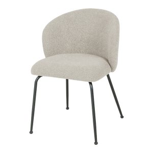 Krzesło tapicerowane Chica boucle taupe 381038 Krzesło tapicerowane Chica boucle taupe 381038
