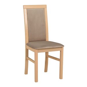 Krzesło tapicerowane Como brązowe 577143