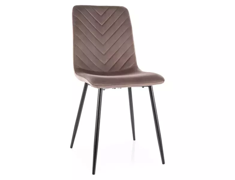 Krzesło tapicerowane DAREN VELVET cappuccino 864719