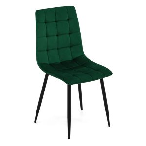 Krzesło tapicerowane DC-6403 | Welur | Zielony 56 770118 Krzesło tapicerowane DC-6403 | Welur | Zielony 56 770118