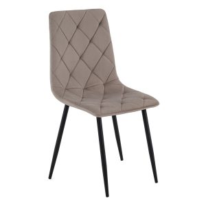 Krzesło tapicerowane DC-6404 | Welur | Cappuccino 9 771305 Krzesło tapicerowane DC-6404 | Welur | Cappuccino 9 771305