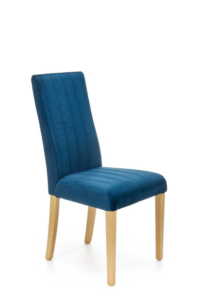 Krzesło tapicerowane DIEGO 3 VELVET granatowe 855256