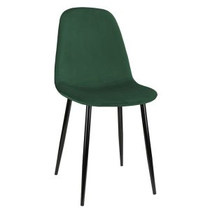 Krzesło tapicerowane do salonu jadalni welurowe nowoczesne 339726