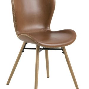 KRZESŁO TAPICEROWANE ekoskóra Batilda Retro DREWNAINE NOGI 70111 KRZESŁO TAPICEROWANE ekoskóra Batilda Retro DREWNAINE NOGI 70111