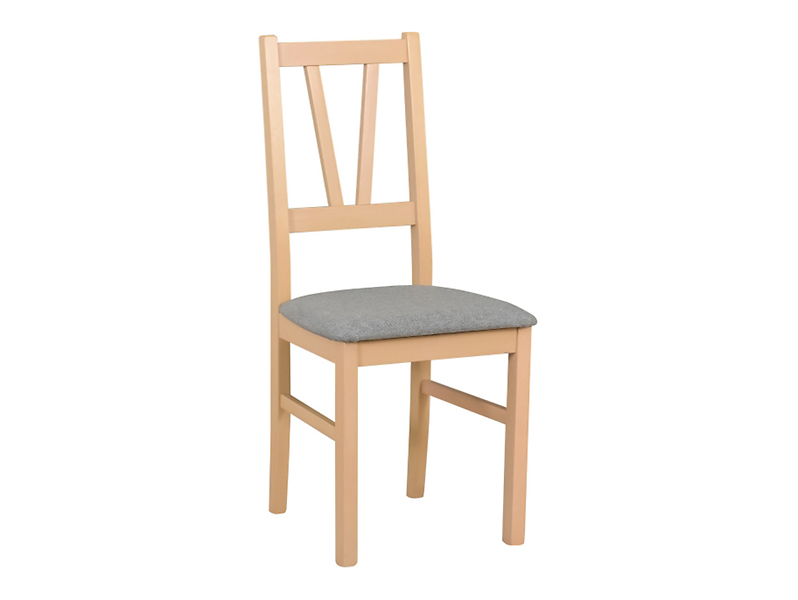 Krzesło tapicerowane Filo szare 613722