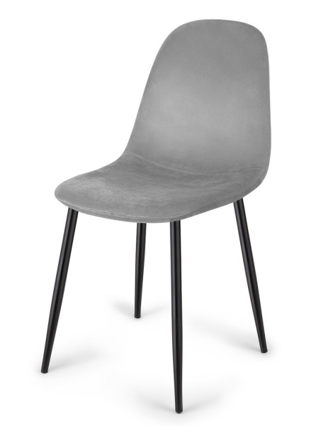 Krzesło tapicerowane GIULIA VELVET GREY 790461