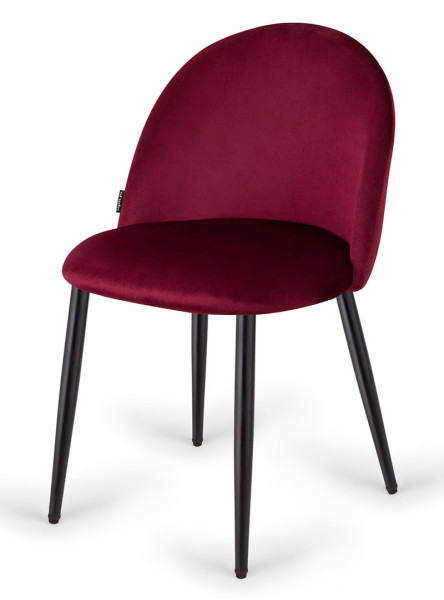 Krzesło Tapicerowane Gloria Wine Velvet 790466