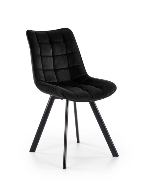 Krzesło tapicerowane K332 VELVET czarne 855264