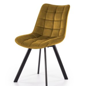 Krzesło tapicerowane K332 VELVET musztardowe 841061 Krzesło tapicerowane K332 VELVET musztardowe 841061