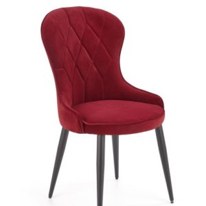 Krzesło tapicerowane K366 VELVET bordowe 855267 Krzesło tapicerowane K366 VELVET bordowe 855267
