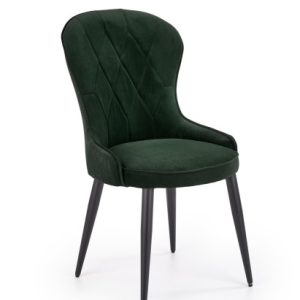 Krzesło tapicerowane K366 VELVET ciemno zielone 855269 Krzesło tapicerowane K366 VELVET ciemno zielone 855269