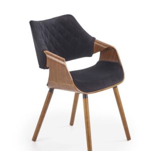 Krzesło tapicerowane K396 VELVET czarne 868432 Krzesło tapicerowane K396 VELVET czarne 868432
