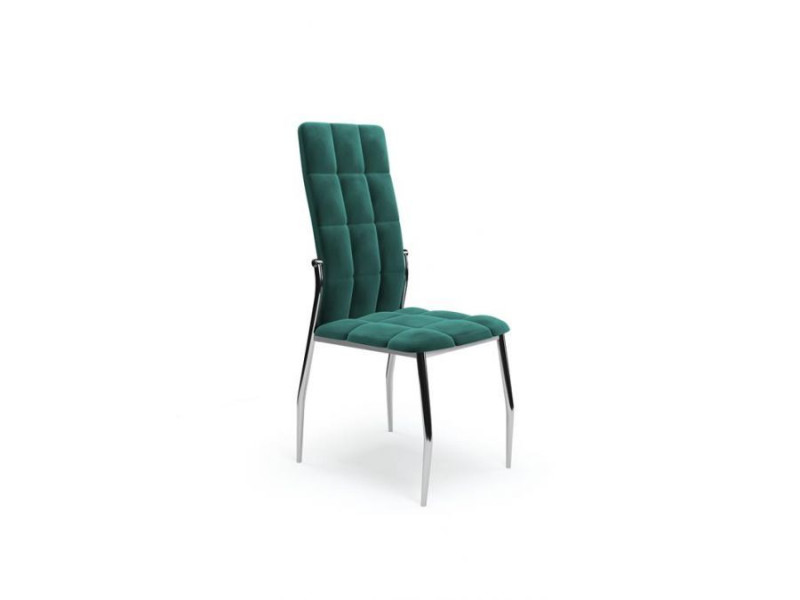 Krzesło tapicerowane K416 VELVET ciemno zielone 841058