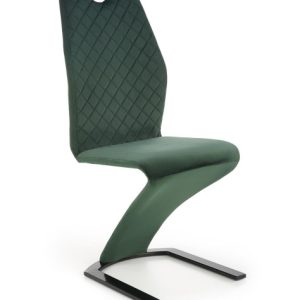 Krzesło tapicerowane K442 VELVET ciemnozielone 865209 Krzesło tapicerowane K442 VELVET ciemnozielone 865209