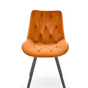 Krzesło tapicerowane K519 VELVET cynamonowe obracane 864752