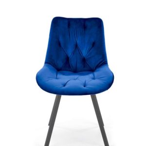 Krzesło tapicerowane K519 VELVET granatowe obracane 865170 Krzesło tapicerowane K519 VELVET granatowe obracane 865170