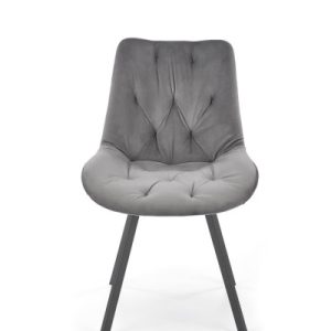 Krzesło tapicerowane K519 VELVET szare obracane 865188 Krzesło tapicerowane K519 VELVET szare obracane 865188