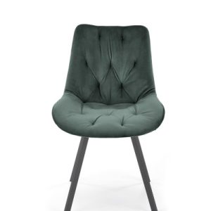 Krzesło tapicerowane K519 VELVET zielone obracane 865182 Krzesło tapicerowane K519 VELVET zielone obracane 865182