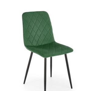 Krzesło tapicerowane K525 VELVET ciemne zielone 865159 Krzesło tapicerowane K525 VELVET ciemne zielone 865159