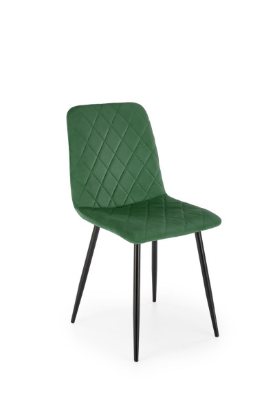 Krzesło tapicerowane K525 VELVET ciemne zielone 865159