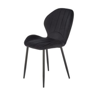 Krzesło tapicerowane K538 VELVET czarne 841122 Krzesło tapicerowane K538 VELVET czarne 841122