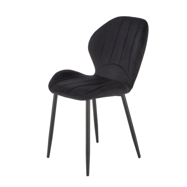 Krzesło tapicerowane K538 VELVET czarne 841122