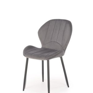 Krzesło tapicerowane K538 VELVET szare 865200 Krzesło tapicerowane K538 VELVET szare 865200