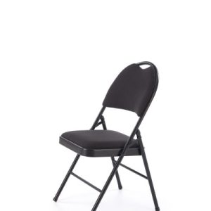 Krzesło tapicerowane K566 czarne składane 859006 Krzesło tapicerowane K566 czarne składane 859006