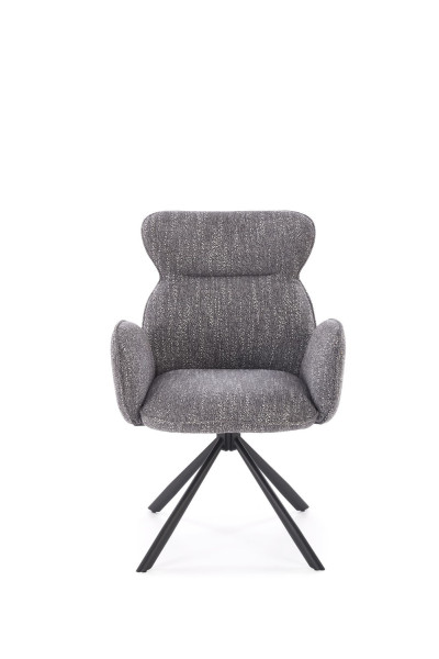 Krzesło tapicerowane K571 szare obracane 868477