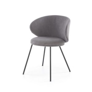Krzesło tapicerowane K587 VELVET szare 841075