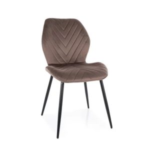 Krzesło tapicerowane MIKE VELVET cappuccino 924450 Krzesło tapicerowane MIKE VELVET cappuccino 924450