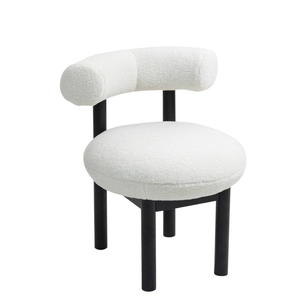 Krzesło tapicerowane PACIS BOUCLE Ecru 900447