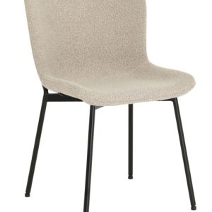 Krzesło tapicerowane SABLE w stylu japandi cappuccino skandi 325222 Krzesło tapicerowane SABLE w stylu japandi cappuccino skandi 325222