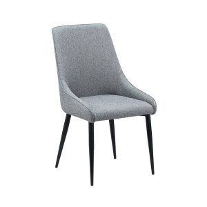 Krzesło tapicerowane SABOR ciemnoszare 900475 Krzesło tapicerowane SABOR ciemnoszare 900475