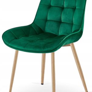 Krzesło Tapicerowane Welurowe Velvet Do Salonu Kuchni Jadalni Erba Zielone 1022884 Krzesło Tapicerowane Welurowe Velvet Do Salonu Kuchni Jadalni Erba Zielone 1022884