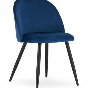 Krzesło Tapicerowane Welurowe Velvet Do Salonu Kuchni Jadalni Roma 675917