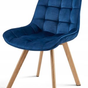 Krzesło Tapicerowane Welurowe Velvet Do Salonu Kuchni Jadalni Toro Granat 1030695 Krzesło Tapicerowane Welurowe Velvet Do Salonu Kuchni Jadalni Toro Granat 1030695