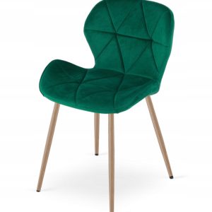 Krzesło Tapicerowane Welurowe Velvet Do Salonu Kuchni Jadalni Vela Zielone 1022853 Krzesło Tapicerowane Welurowe Velvet Do Salonu Kuchni Jadalni Vela Zielone 1022853