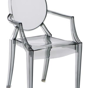 KRZESŁO TRANSPARENTNE Royal insp. Louis Ghost DYMIONE 88332