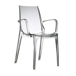 Krzesło Vanity Arm transparentne z tworzywa 66046 Krzesło Vanity Arm transparentne z tworzywa 66046