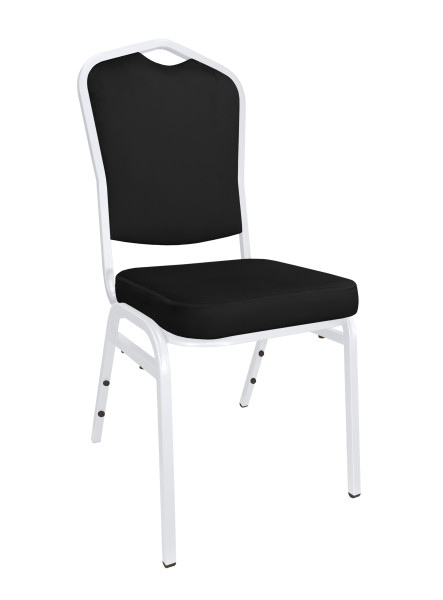 Krzesło Vega stelaż biały MG19 bankietowe konfer 651497