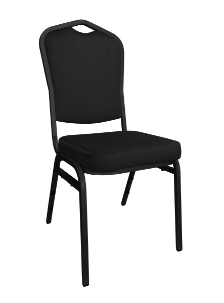 Krzesło Vega stelaż czarny MG19 bankietowe 651466