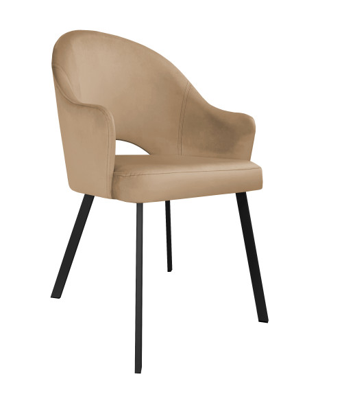 Krzesło Velvet noga czarna PRO 120113