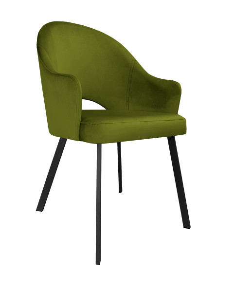 Krzesło Velvet noga czarna PRO 120302