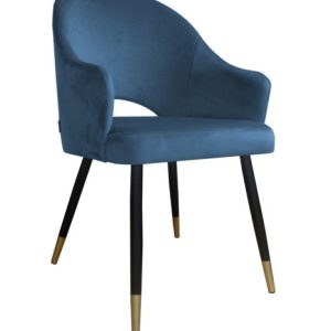 Krzesło Velvet noga czarna/zło 120211 Krzesło Velvet noga czarna/zło 120211