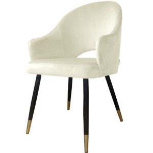 Krzesło Velvet noga czarna/zło 120299 Krzesło Velvet noga czarna/zło 120299