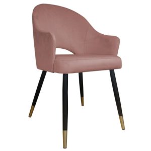 Krzesło Velvet noga czarna/zło 120114 Krzesło Velvet noga czarna/zło 120114