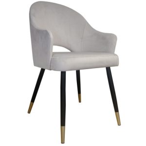 Krzesło Velvet noga czarna/zło 120117 Krzesło Velvet noga czarna/zło 120117